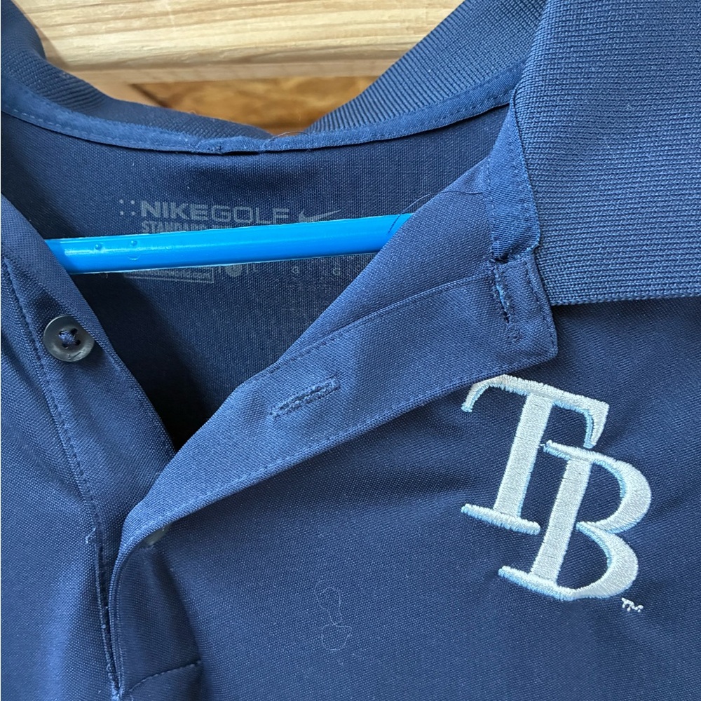 Nike Tampa Bay Rays Golf Navy Polo Shirt